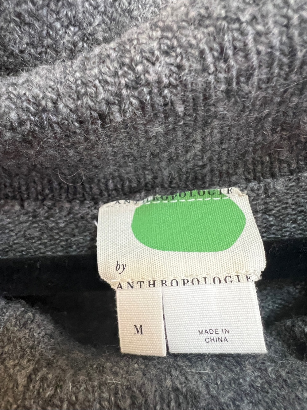 Anthropologie Sonoran Cowl Neck Wool Alpaca Sweater Dress Gray M Academia Fall - Picture 4 of 7